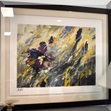 A31. Karen Silva “Aura II” limited edition signed giclee with certificate of authenticity.